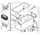 Kenmore 198711641 cabinet parts diagram