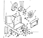Kenmore 25370092 electrical system & air handling parts diagram