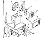 Kenmore 25370093 electrical system & air handling parts diagram
