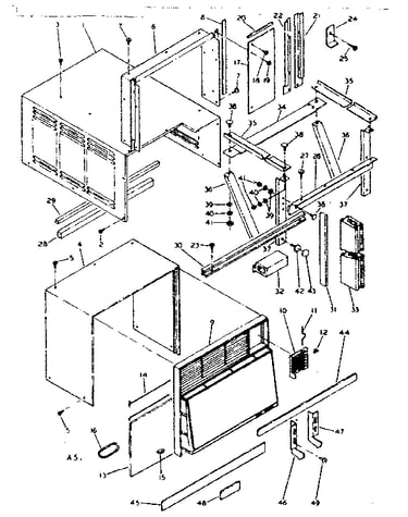 Cabinet & installation parts