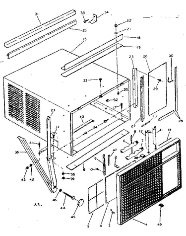 Cabinet & front parts
