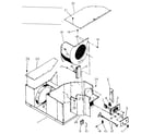 Kenmore 25370541 electrical system & air handling parts diagram