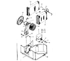 Kenmore 25370541 refrigeration system & air handling parts diagram