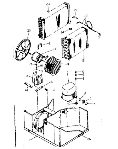 Refrigeration system & air handling parts