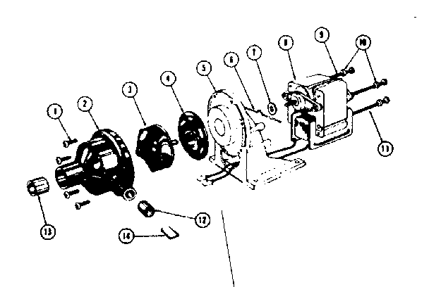 PUMP AND MOTOR ASSEMBLY