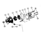 Kenmore 58764320 pump and motor assembly diagram