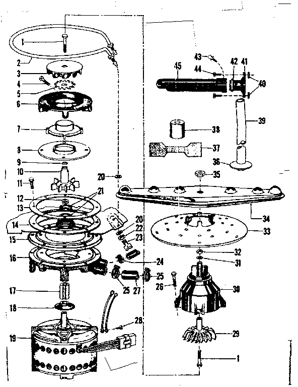 Motor heater & spray arm details