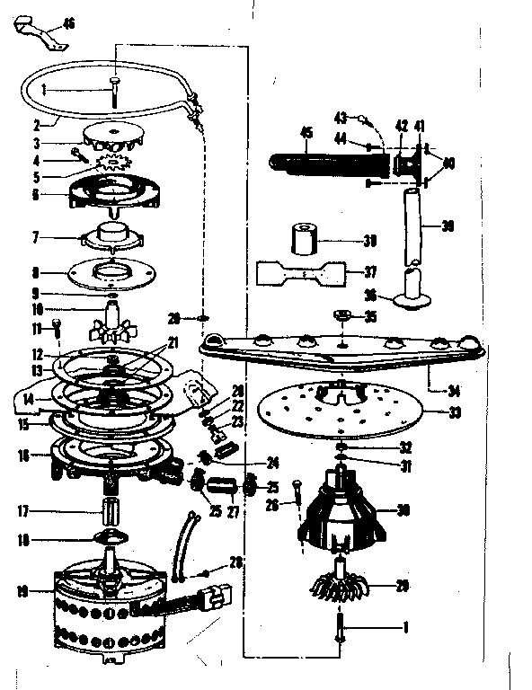 Motor heater & spray arm details