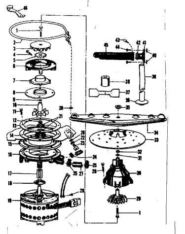 Motor heater & spray arm details