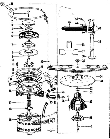 Motor heater & spray arm details