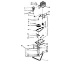 Kenmore 66542601 motor & drive assembly diagram