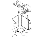 Kenmore 66542601 cabinet & control assembly diagram