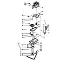 Kenmore 6657042700 motor & drive assembly diagram