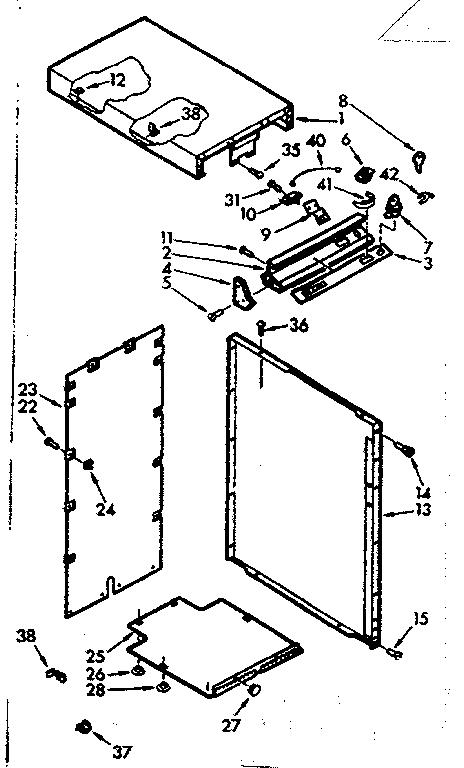 Cabinet & control assembly