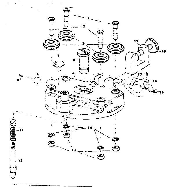 Rollerhead assembly