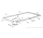 Sears 21126169 bumper rail assembly diagram