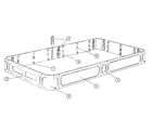 Sears 21125169 decorative panel assembly diagram