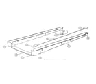 Sears 21125159 ball trough assembly diagram