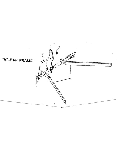"v"-bar frame