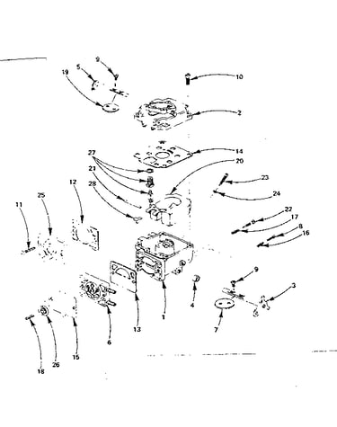 Carburetor parts group