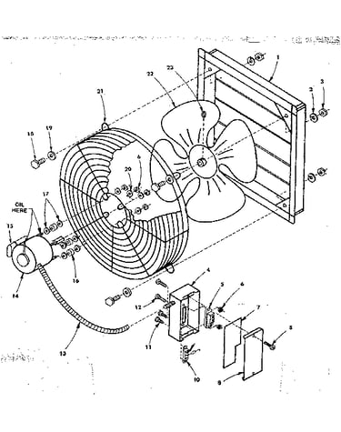 Poultry house and utility fan