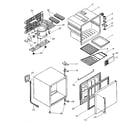 Kenmore 56473733 refrigerator cabinet parts diagram