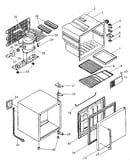 Refrigerator cabinet parts