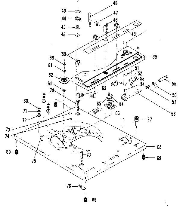Mainplate sub assembly