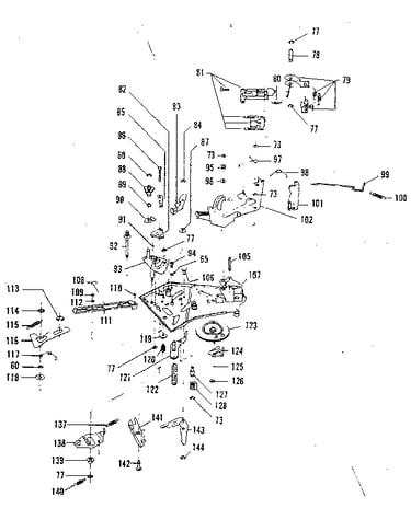 Operating plate assembly