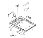Sears 27258140 bottom case assembly diagram