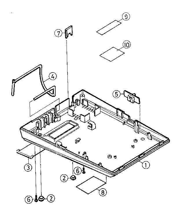 Bottom case assembly