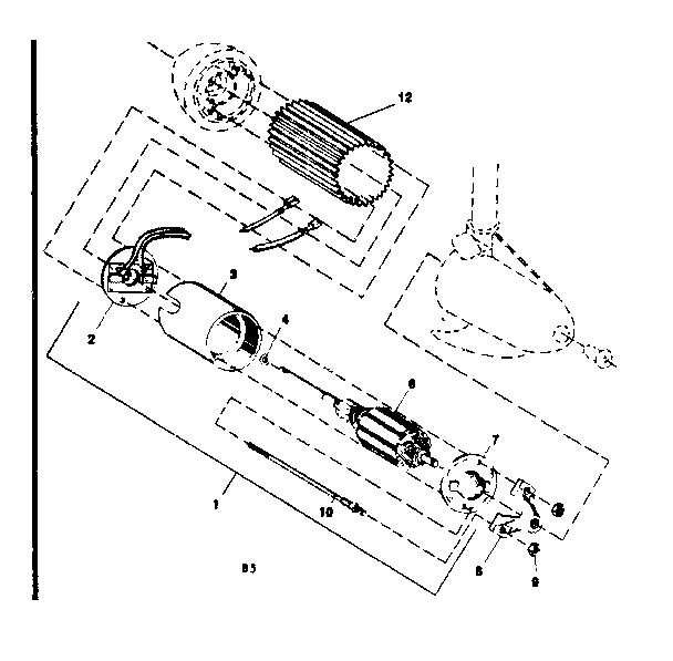 Electrical motor assembly