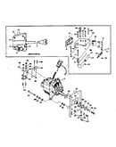 Motor and switch assembly
