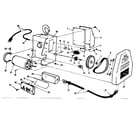PEC EC-500-B electrical drive, control and cover removal diagram