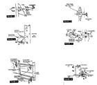 Sears 36266741 roller and hinge assembly diagram