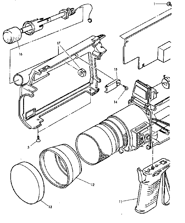 GRIP ASSEMBLY AND LENS HOOD