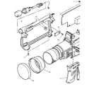 LXI 93453820350 grip assembly and lens hood diagram