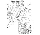 Kenmore 1753192281 handle and bag housing diagram