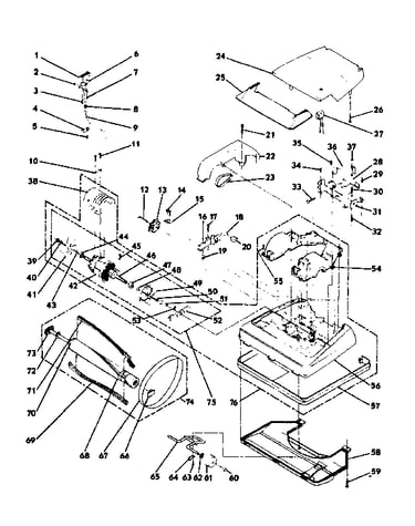 Nozzle and motor assembly