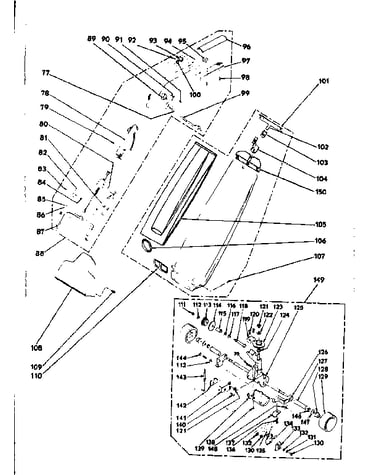 Handle and bag housing