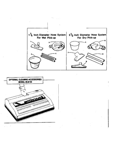 Optional cleaning accessories model 208953