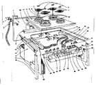 Kenmore 1554546742 top section and outer body parts diagram