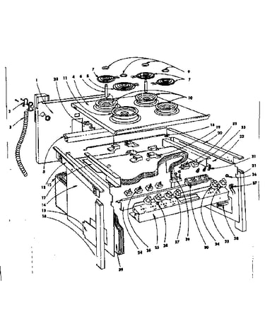 Top section and outer body parts