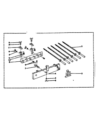 Optional shishkabob kit