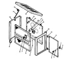Kenmore 143840630 non-functional replacement parts diagram