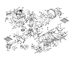 Roper 604222 engine and auger assembly diagram