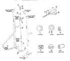 Lifestyler 15371-WEIGHT PULLEY ASSY unit parts diagram