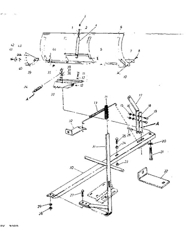 42" blade assembly