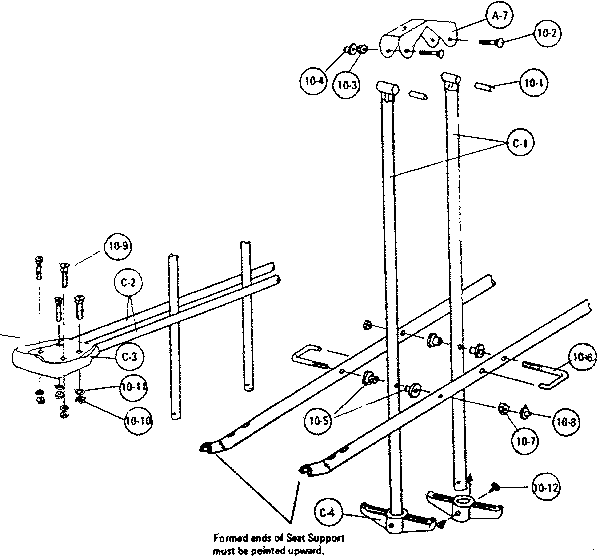 C-glide ride assembly