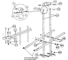 Sears 51272034-80 b-glide ride assembly #94207 diagram